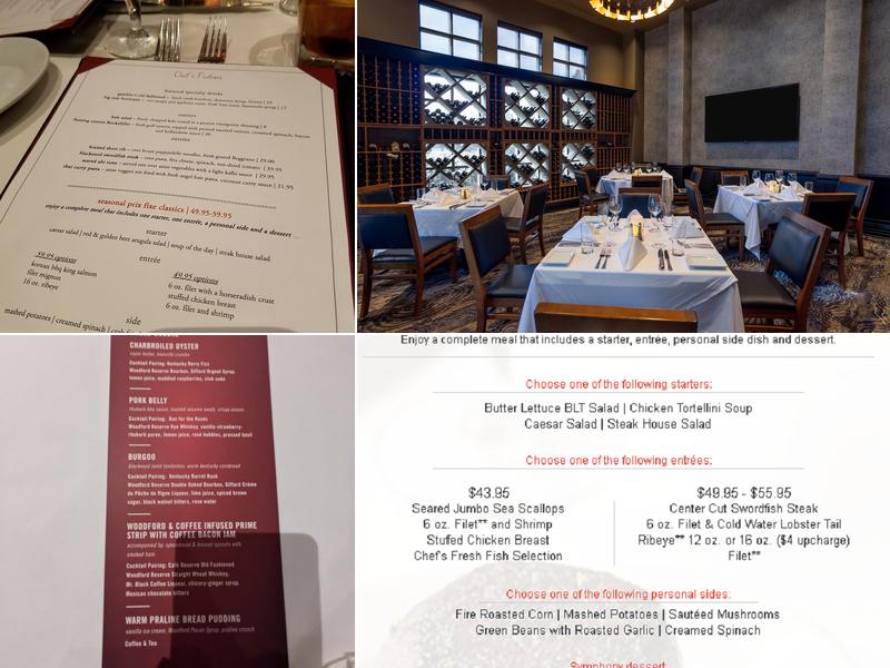 Ruth's Chris Steak House Menu