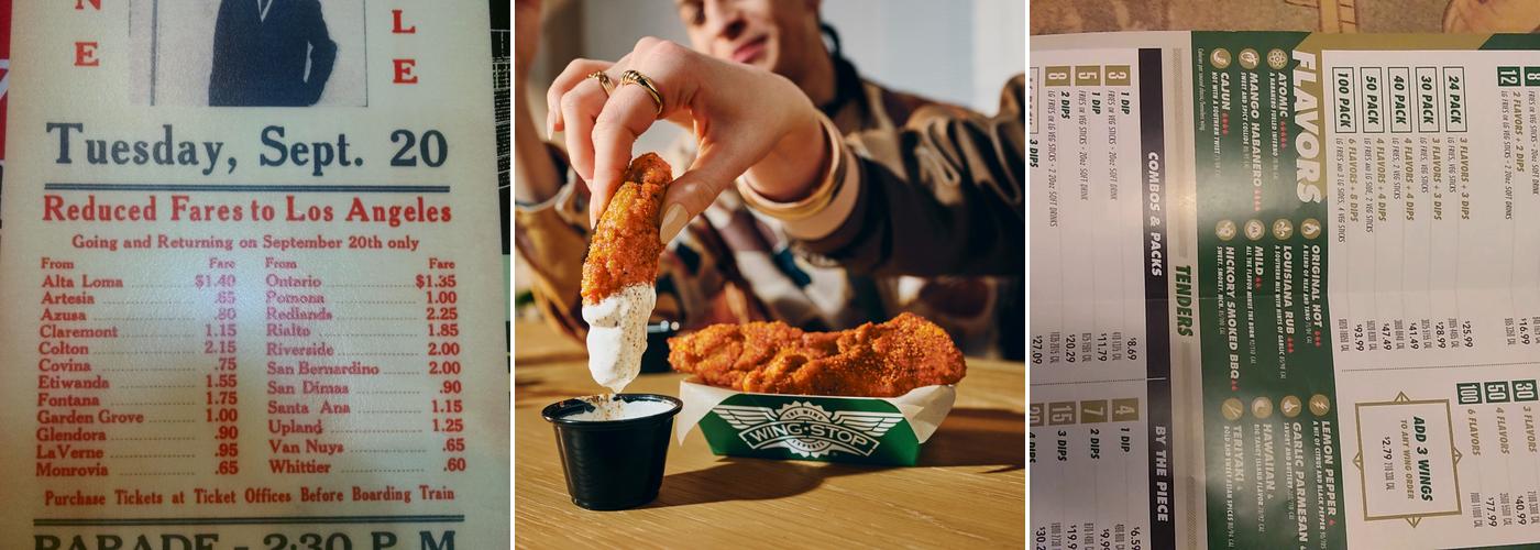 Wingstop Menu