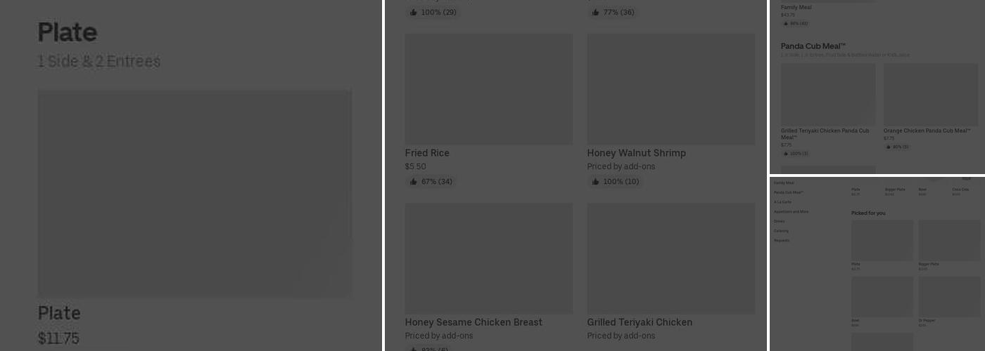 Panda Express Menu