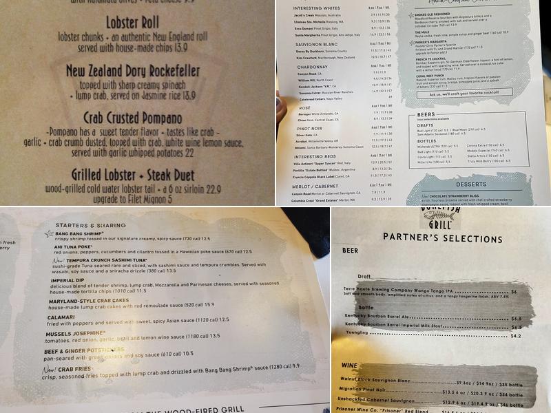 Bonefish Grill Menu