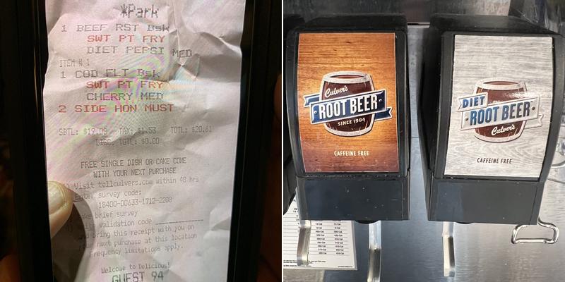 Culver’s Menu