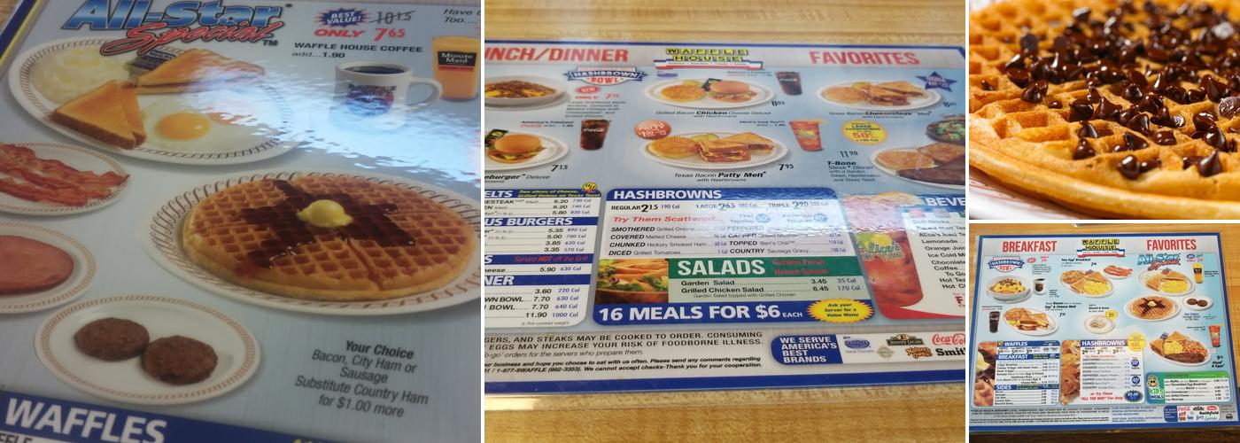 Waffle House Menu