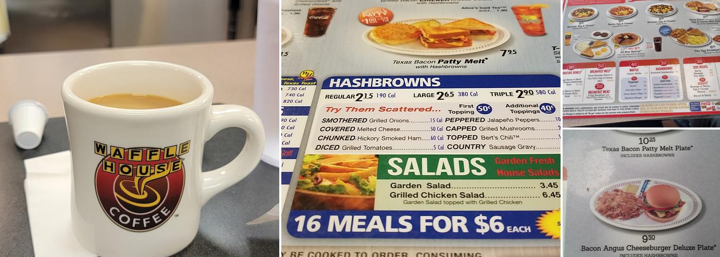 Waffle House Menu