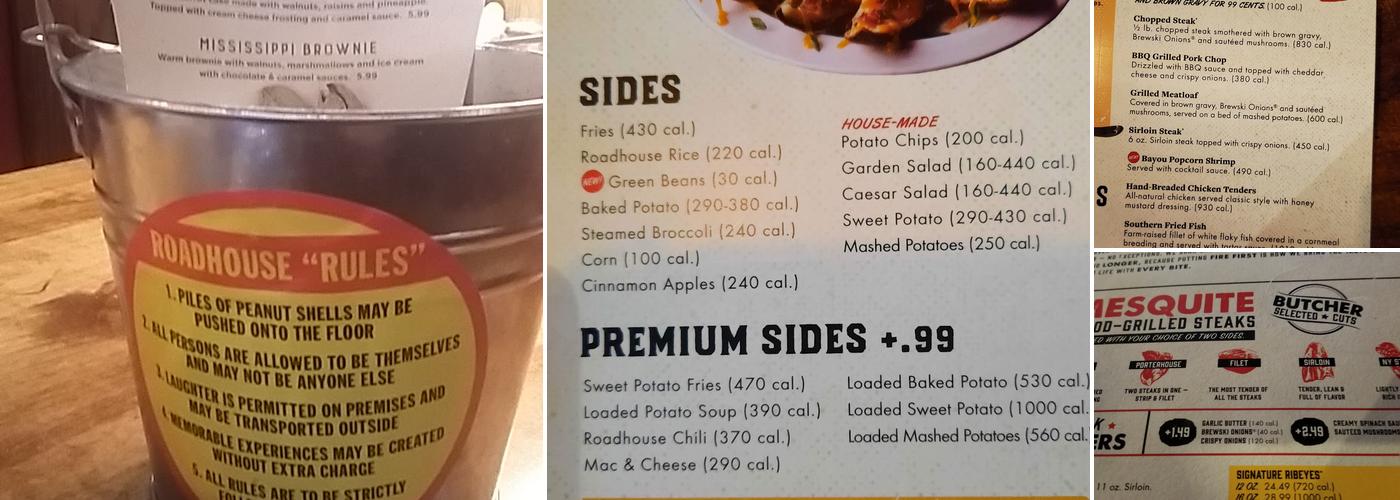 Logan's Roadhouse Menu
