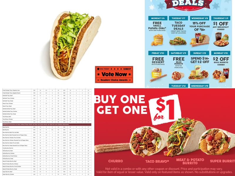 Taco John's Menu