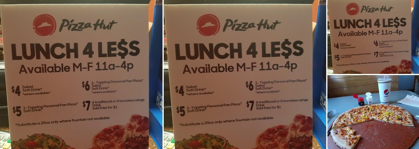 Pizza Hut Menu