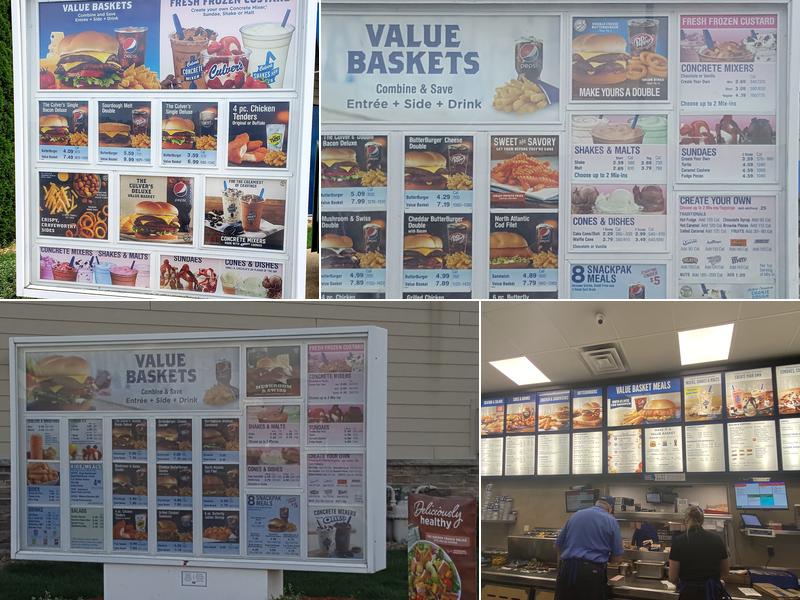 Culver’s Menu