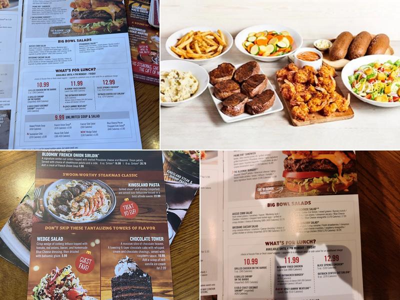 Outback Steakhouse Menu