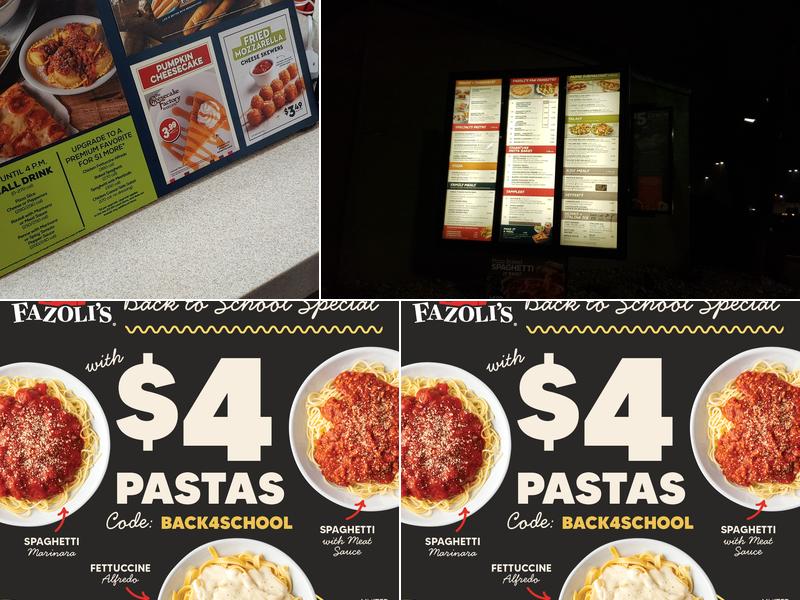 Fazoli's Menu