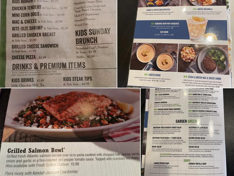 O'Charley's Restaurant & Bar Menu