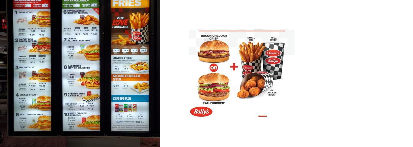 Checkers Menu