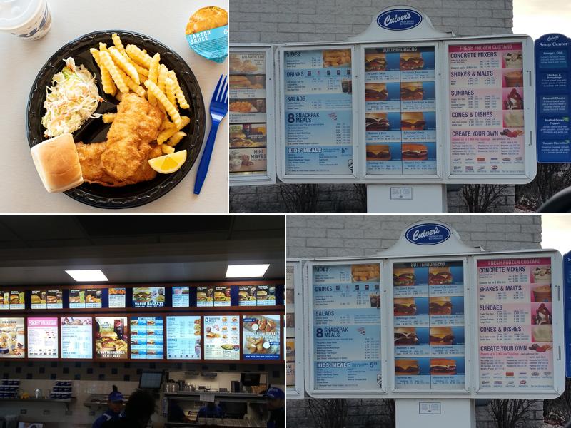 Culver’s Menu