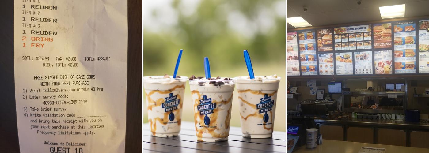 Culver’s Menu