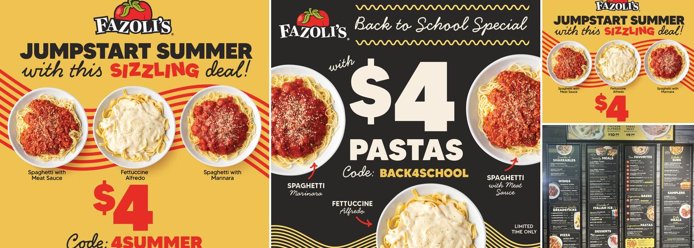 Fazoli's Menu