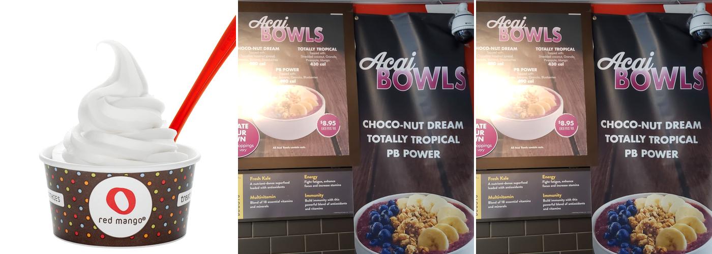 Red Mango Menu