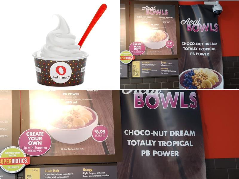 Red Mango Menu