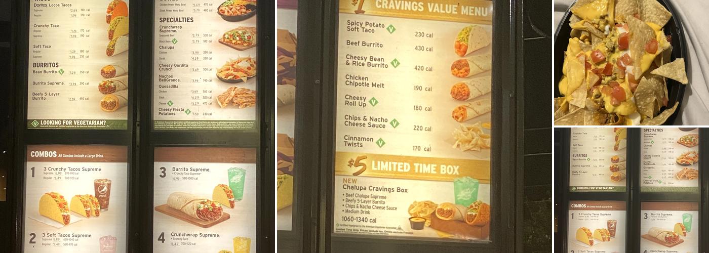 Taco Bell Menu