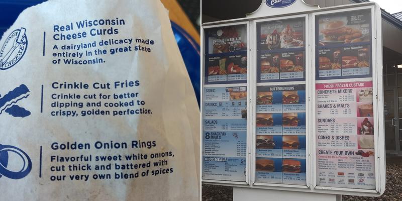 Culver’s Menu