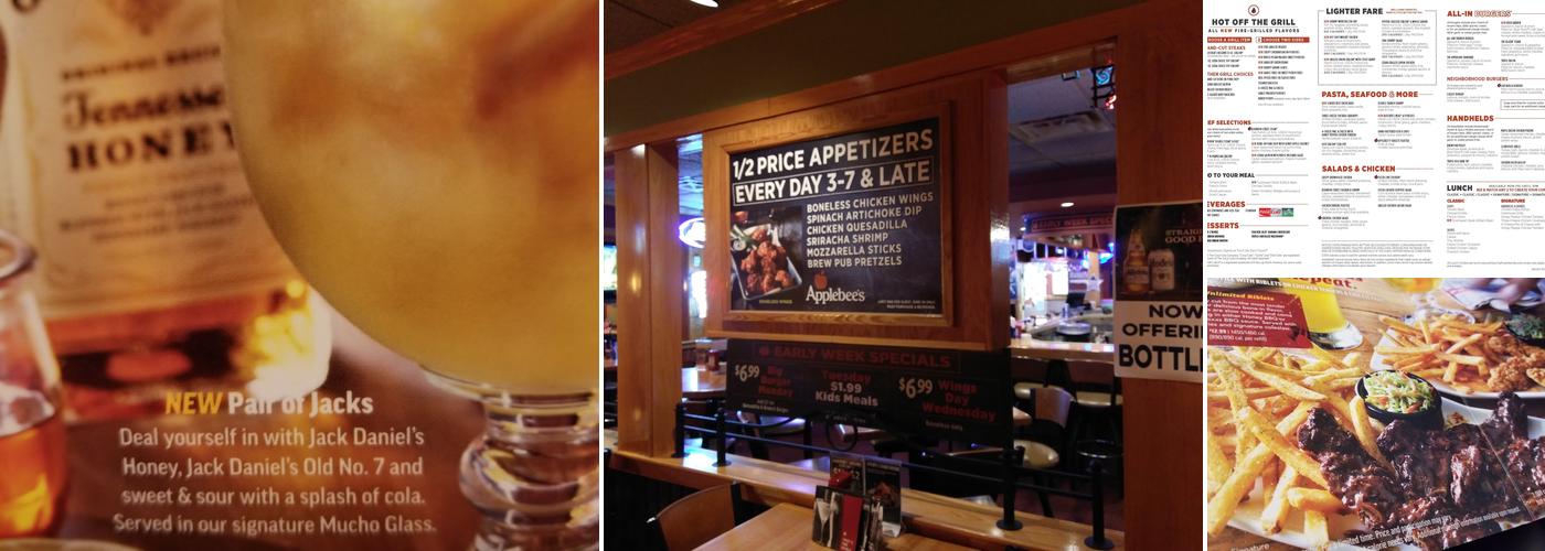 Applebee's Grill + Bar Menu
