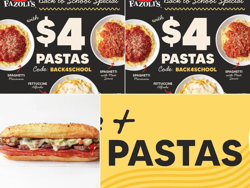 Fazoli's Menu
