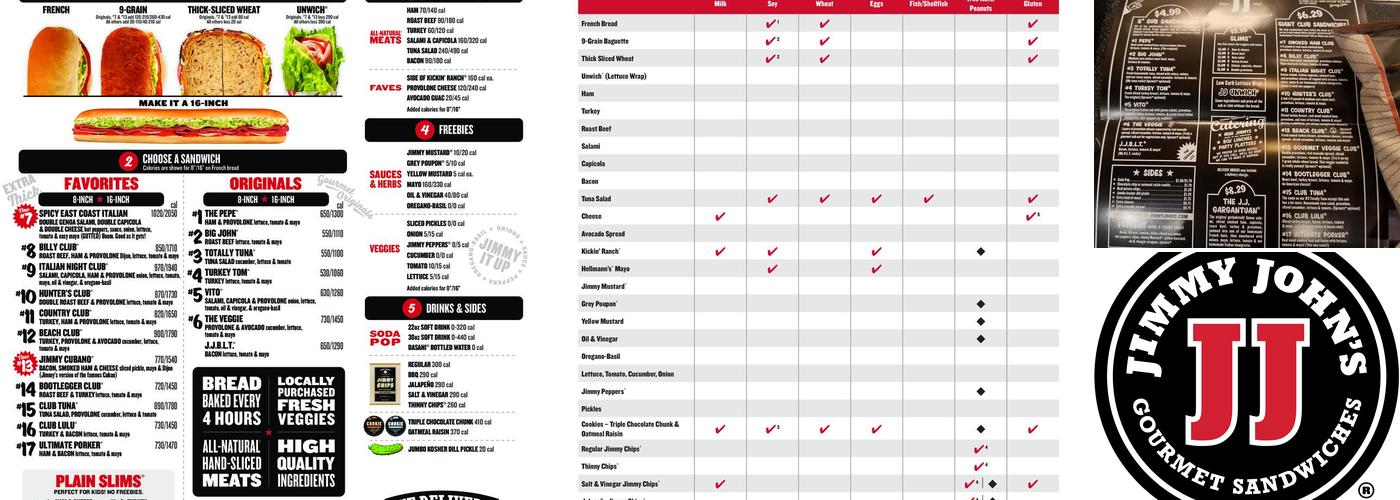 Jimmy John's Menu