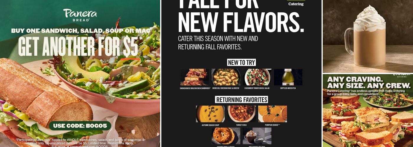Panera Bread Menu