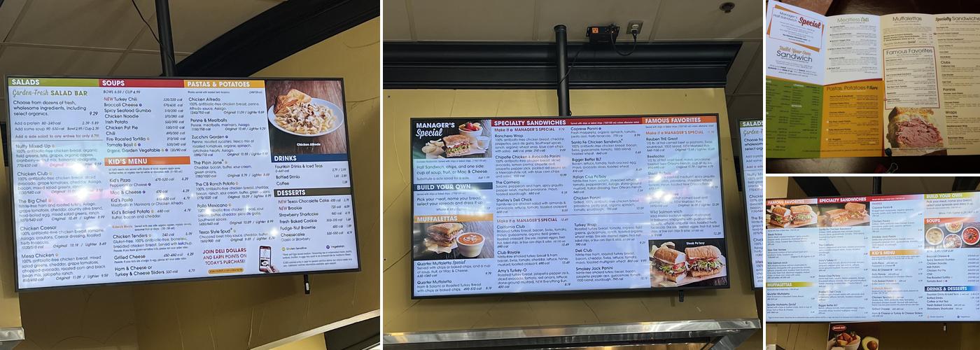 Jason's Deli Menu
