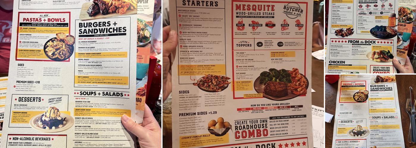 Logan's Roadhouse Menu