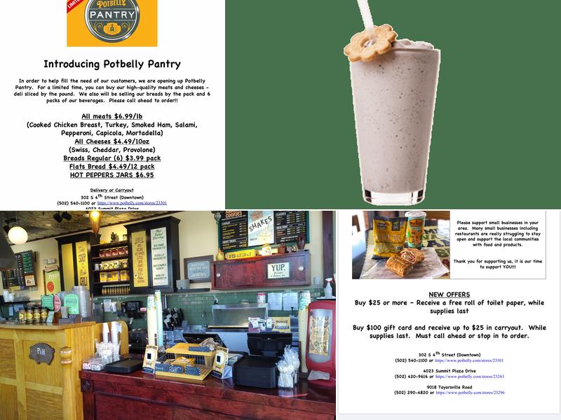 Potbelly Menu