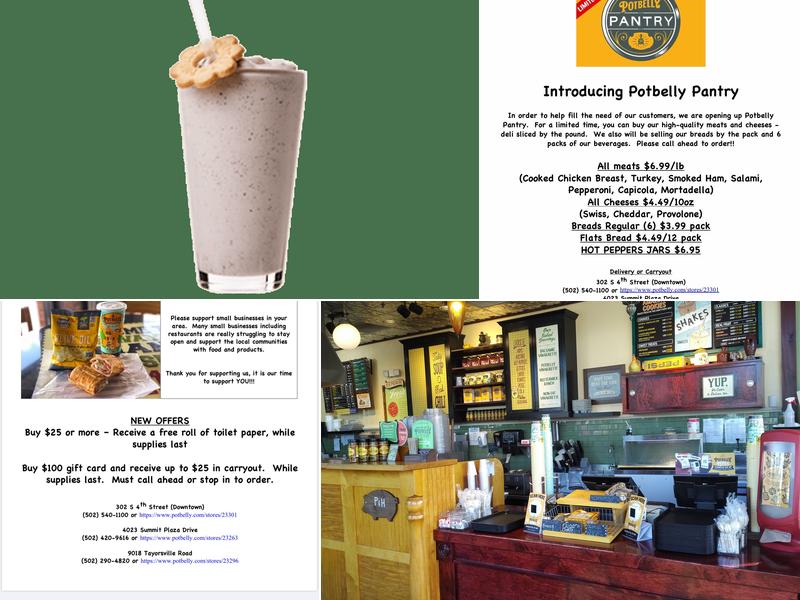 Potbelly Menu