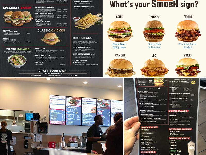 Smashburger Menu