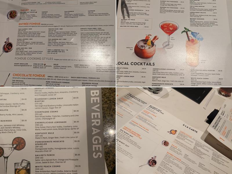 The Melting Pot Menu