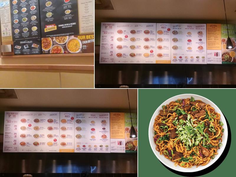 Noodles and Company Menu
