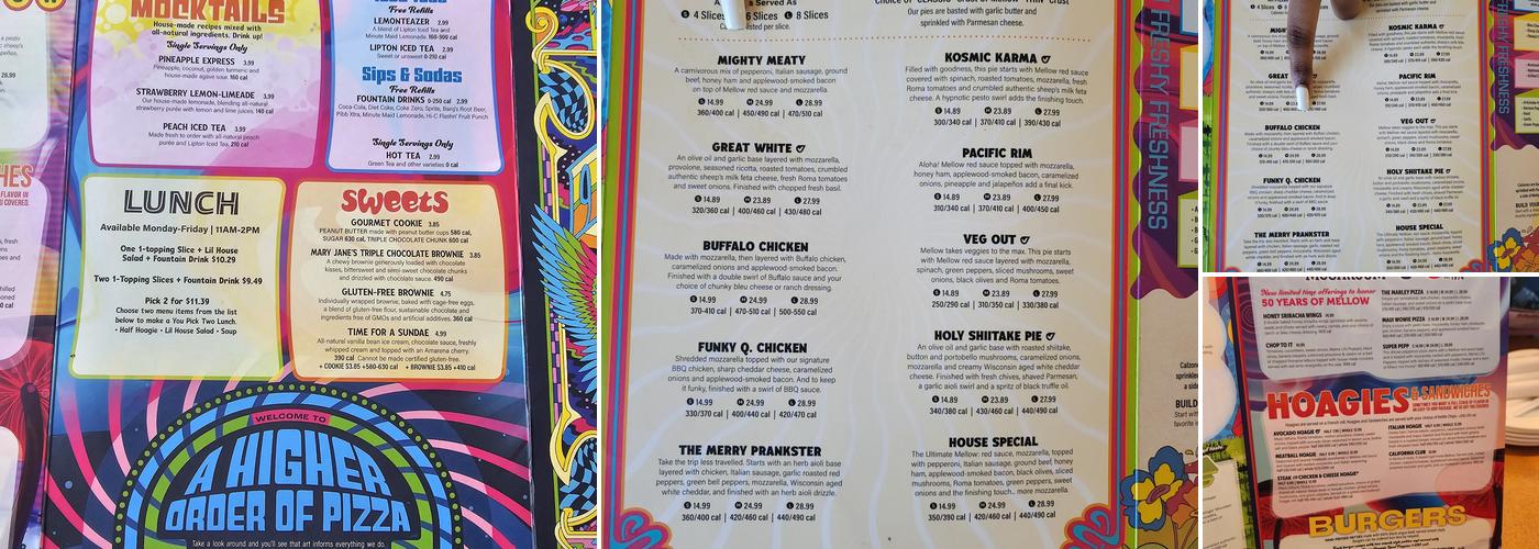 Mellow Mushroom Snellville Menu