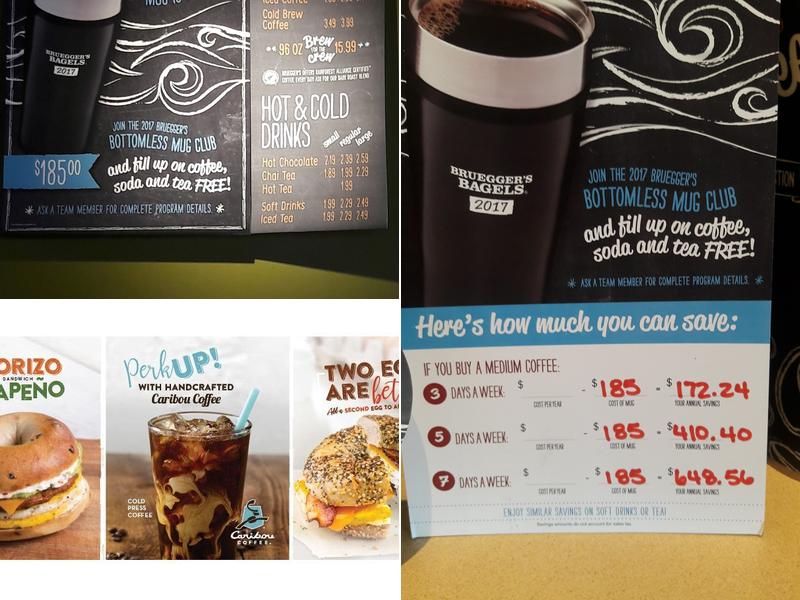 Bruegger's Bagels Menu