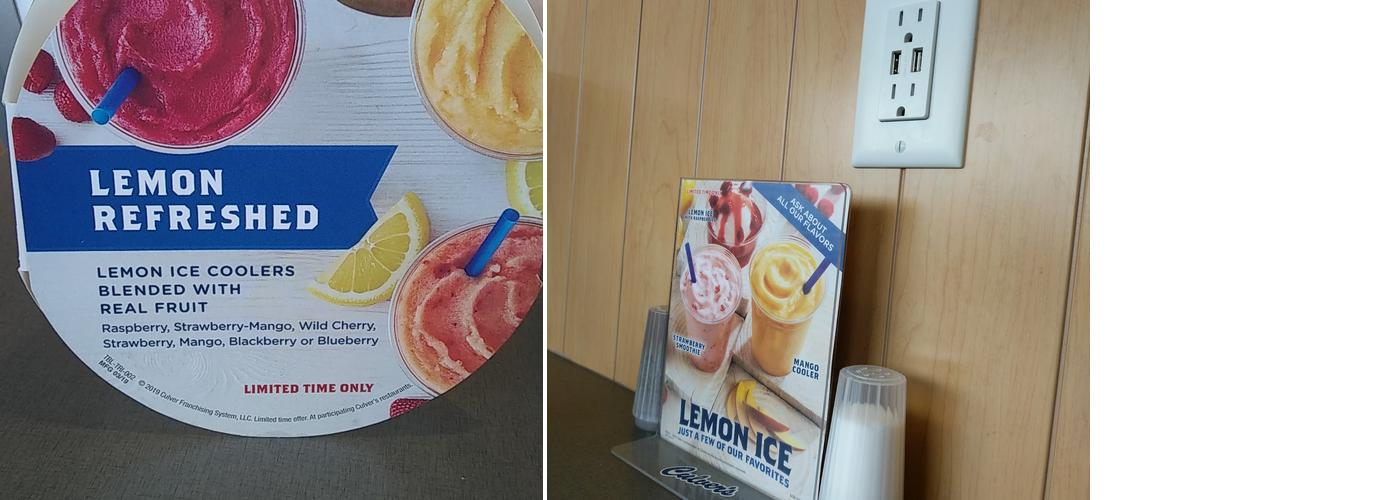 Culver’s Menu