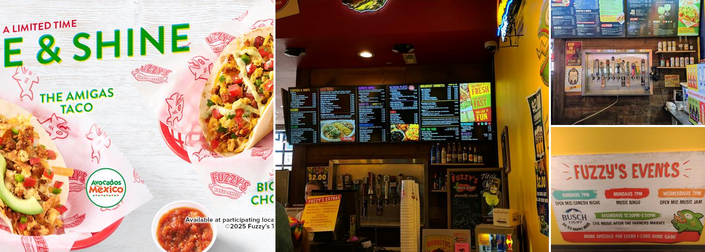 Fuzzy's Taco Shop Menu
