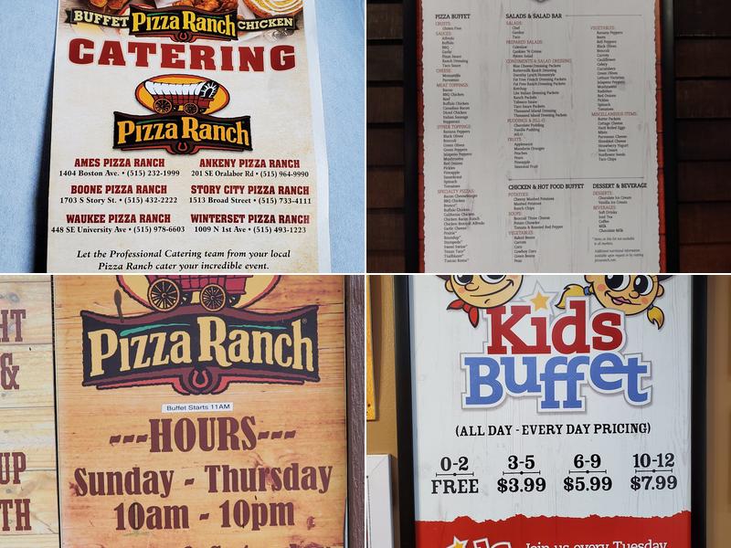 Pizza Ranch Menu