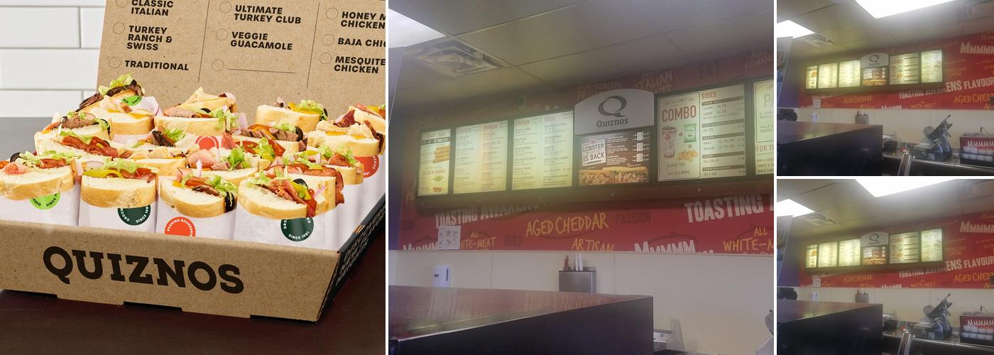 Quiznos Menu