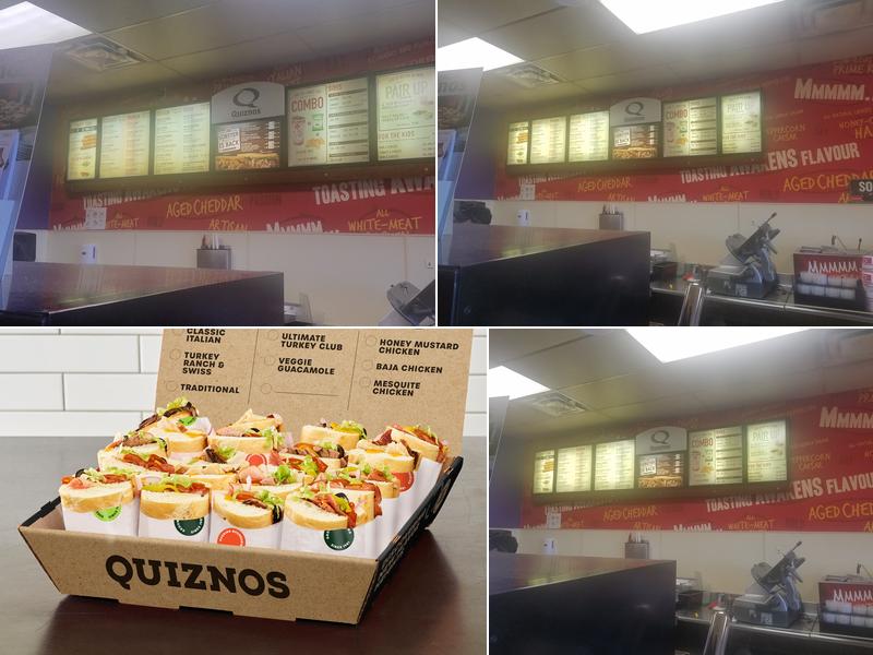 Quiznos Menu