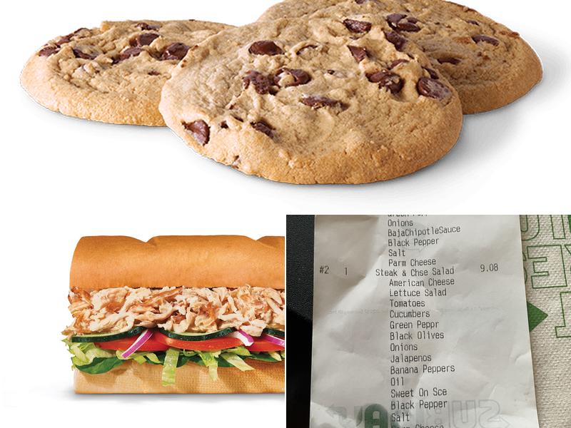 Subway Menu