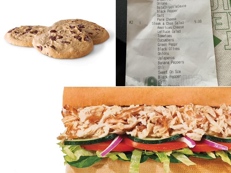 Subway Menu