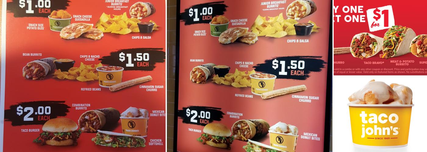 Taco John's Menu
