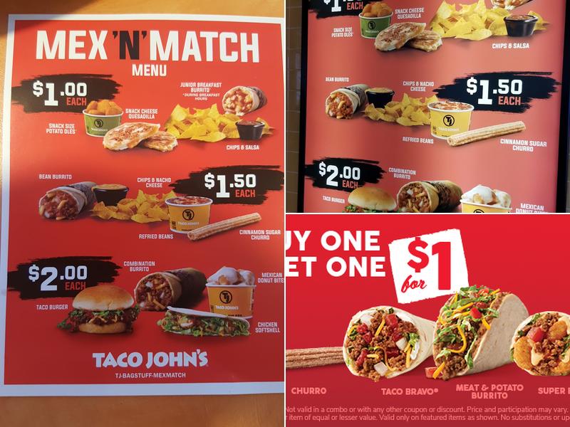 Taco John's Menu