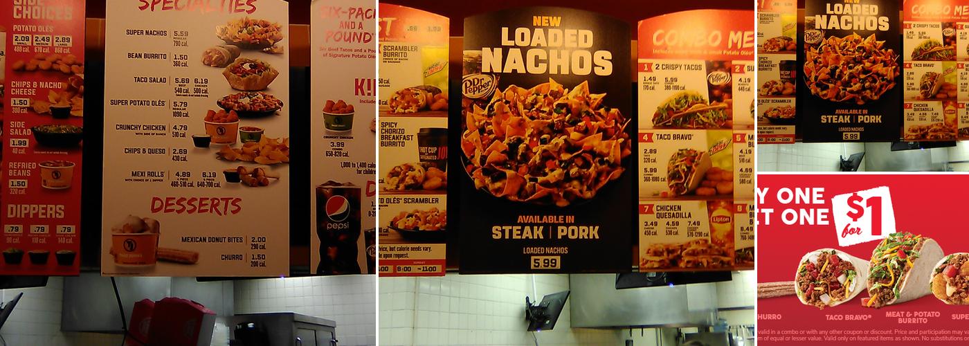 Taco John's Menu