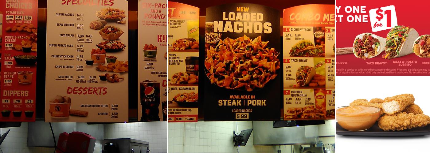 Taco John's Menu