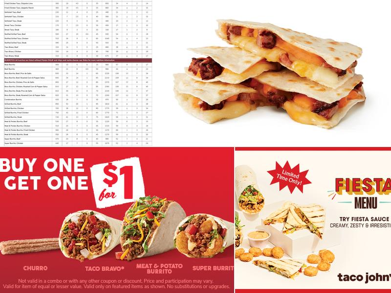Taco John's Menu