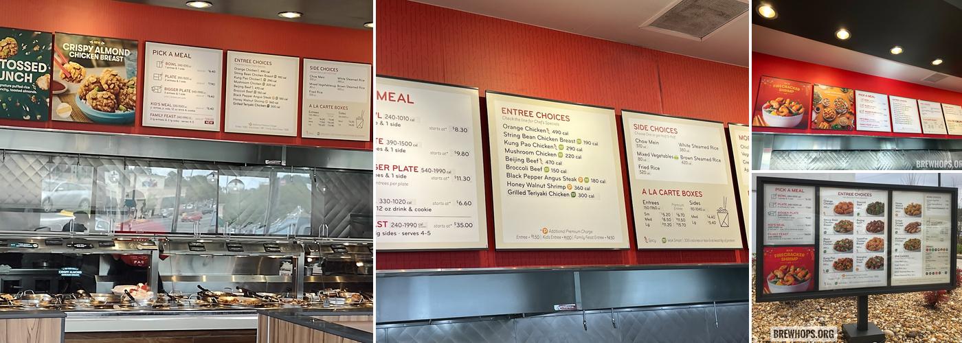 Panda Express Menu