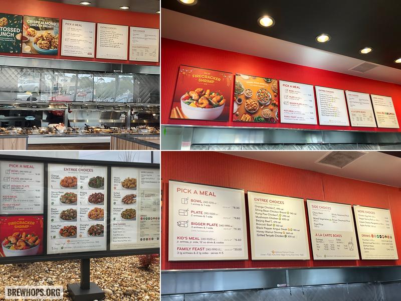 Panda Express Menu