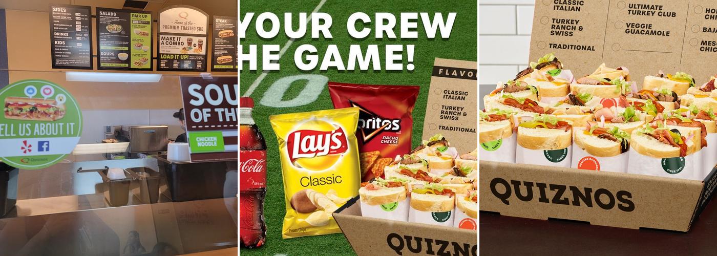 Quiznos Menu